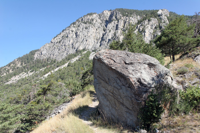 Bloc erratique aux Salettes