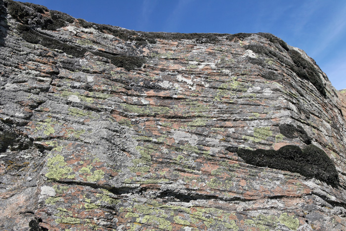 Stratification entrecrois&eacute;e dans le secteur de la Combarine
